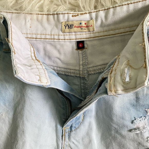 Stars and Stripes Denim Shorts - Picture 9 of 10